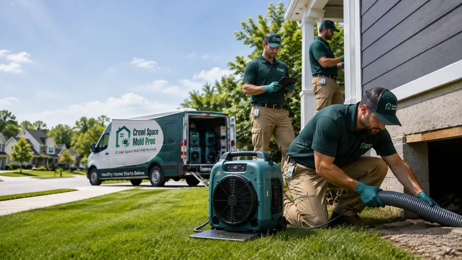Crawl Space Mold Removal in Mount Pleasant, AR